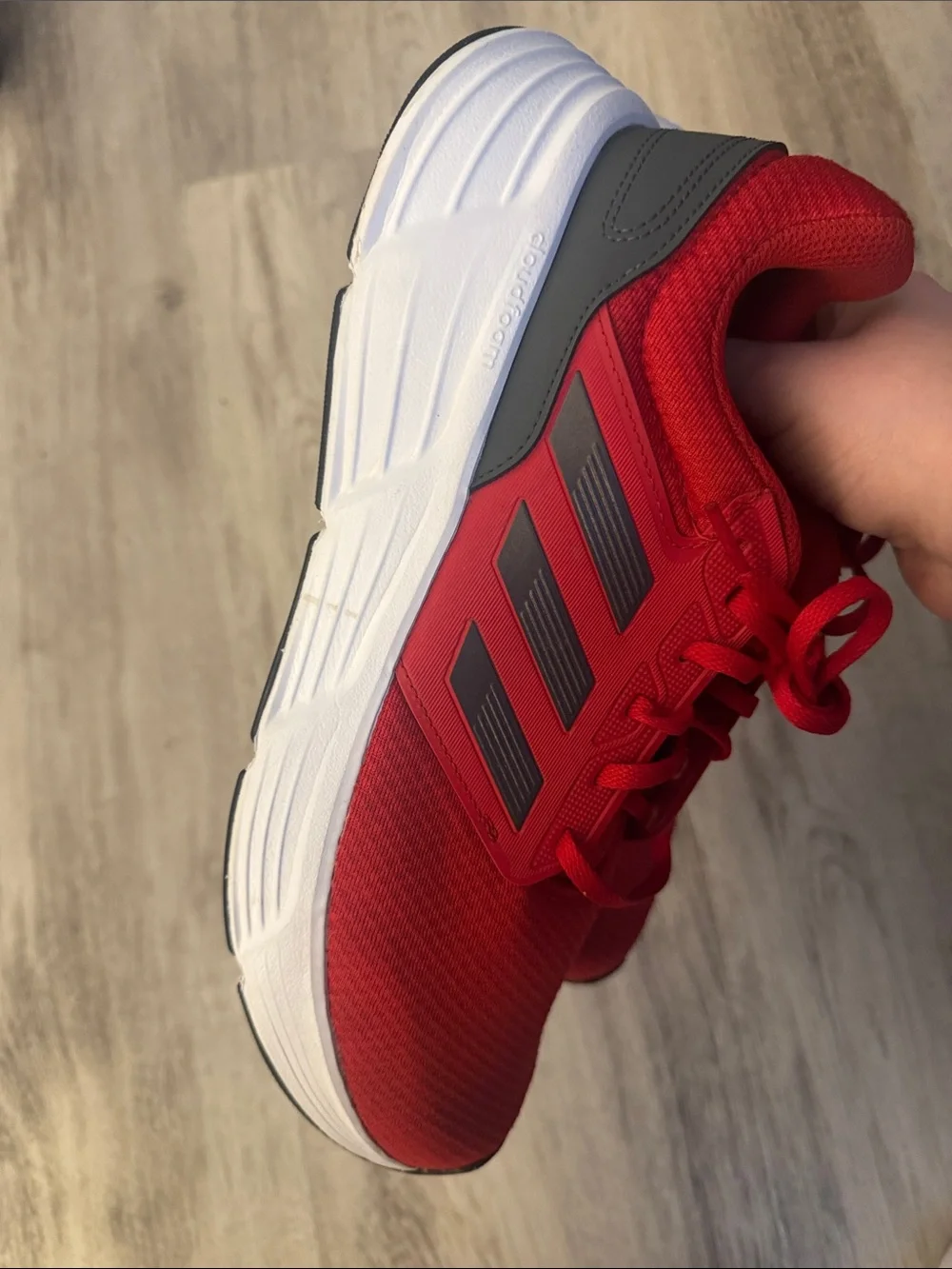 Adidas Galaxy 6 Men's Red Athletic Running Shoes - Size 12